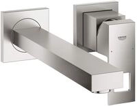 GROHE Eurocube | Badarmatur - 2-Loch-Waschtischbatterie | Wandmontage;