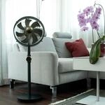 Stylies Uranus Standventilator &ndash; Leise & leistungsstark (35 W) &ndash; 12 Stufen,