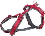 TRIXIE Premium Trekkinggeschirr, S, Rot/Graphit, 36-44 cm/15 mm
