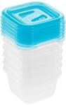 keeeper Frischhaltedosenset 6-teilig, 6 x 90 ml, 6,5 x 6,5 x 4 cm, Fredo Fresh, Blau