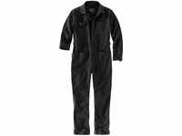 Carhartt Damen Overalls Relaxed Fit Canvas Coverall Hose und Latzhose, Black, M