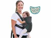 INFANTINO Swift Classic Carrier – ergonomische Babytrage mit 2 Tragepositionen und