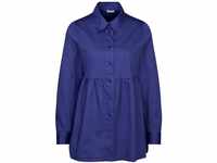 Seidensticker Damen Regular Fit Langarm Bluse, Blau, 42 EU