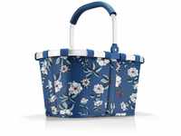 reisenthel carrybag garden blue – Stabiler Einkaufskorb mit viel Stauraum und
