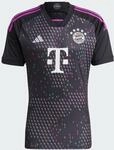 Adidas, Away Fc Bayern M&uuml;nchen, Kurzarm Fu&szlig;balltrikot, Schwarz, 2XL, Mann