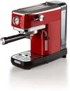 Ariete Espresso Slim Metal 1381, Kaffeemaschine mit Manometer, Kompatibel mit