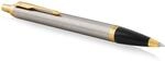 Parker IM Kugelschreiber | Brushed Metal | Mittlere Spitze | Blau | Geschenkbox