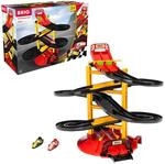 BRIO &ndash; 30550 Rennbahn-Turm mit Zwei Rennwagen | Rennwagen-Spielzeugset f&uuml;r...