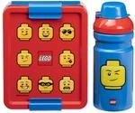 Room Copenhagen Lego Mittagspausen-Set Iconic, Plastic, rot, one Size 40580001