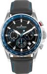 JACQUES LEMANS Herrenuhr Liverpool Lederarmband Chronograph 1-2099B.1