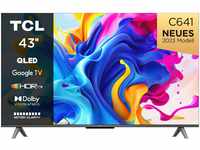 TCL C641 QLED 4K UHD Fernseher 43 Zoll (108cm), 120 Hz Gaming, HDR10+, Dolby Vision,