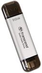 Transcend ESD310 512GB Dual USB-C/A External SSD 1050MB/s Ultra-Fast Drive for iPhone