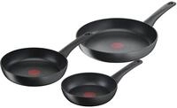 Tefal Ultimate On 3er Set Pfannen 20/24/28 cm mit sehr robuster Beschichtung,
