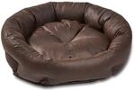Wolters Vintage Hundek&ouml;rbchen, Gr&ouml;&szlig;e:XL / 90 x 75, Farbe:braun