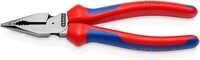 KNIPEX Spitz-Kombizange auf SB-Karte, 08 22 185 SB | Mit Comfort-Griffen 185 mm