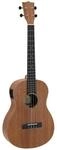 DIMAVERY UK-500 Bariton-Ukulele, Mahagoni mit Tonabnehmer