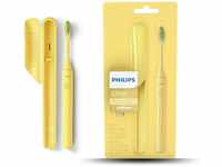 Philips One batteriebetriebene elektrische Zahnbürste, Mango, HY1100/02, Yellow