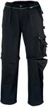 teXXor 2-in-1 Arbeitsbundhose Canvas 320 mit Cordura, 20-008358-60,Schwarz( Black)