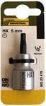 Proxxon 23476 Innensechskanteinsatz 5 mm, 55 mm, 1/2 Zoll