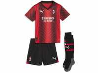 PUMA Jugendliche AC Milan 23/24 Heimtrikot Mini-Kit 110For All Time Red Black