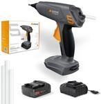 Steinel Akku Hei&szlig;klebepistole MobileGlue 5011 Set, mit 2.0 Ah Metabo 18V CAS Akku,