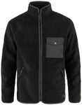 Fj&auml;llr&auml;ven Herren Vardag Pile Fleecejacke, Black/Dark Grey, XL