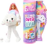 Barbie Cutie Reveal - Pl&uuml;schlamm mit beweglicher Puppe, 10 &Uuml;berraschungen...