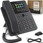 GEQUDIO GA-3 Festnetztelefon Schnurgebunden Anrufbeantworter Farbdisplay Tischtelefon