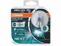 OSRAM 9005CBN-HCB Cool Intense Hb3, 100 Prozent Mehr Helligkeit, Bis Zu 5.000K,