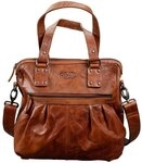 PRIDE AND SOUL 47605 Damentasche HOLLY, Damen Henkel-Handtasche, Ledertasche mit
