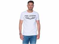 PME Herren T-Shirt PTSS000501, Farben:Bright White, Grössen:XXL