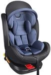 XOMAX XZ-16 Kindersitz drehbar 360&deg; mit ISOFIX Liegefunktion mitwachsend 0-36 kg,