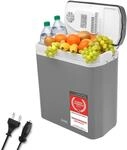TZS First Austria - K&uuml;hlbox 24L elektrisch 12V 230V Anschluss f&uuml;r Auto & Steckdose
