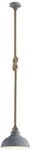 Lindby Pendelleuchte Chaby (Retro, Vintage Antik) in Alu aus Metall (1 flammig E27) -