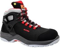 ELTEN ARTURO black-red Mid ESD S3S | Sicherheitsschuhe f&uuml;r Damen & Herren,