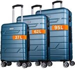 NOWI Bergamo Reisekoffer - Wasserabweisend, 8 Rollen 360&deg; Drehbar,