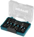 Makita E-15768 Impact Black Steckschl&uuml;ssel-Set 6-teilig in Aufbewahrungbox, SW6 -