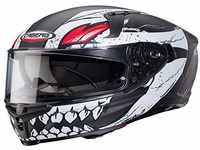 Caberg Avalon X Punk Helm, grau-matt/rot, S (55/56)