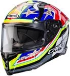 CABERG HELMET AVALON X TRACK BLACK/YELLOW FLUO/RED FLUO/BLUE L