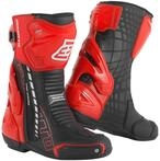 Bogotto Donington Motorradstiefel, schwarz/rot, 40