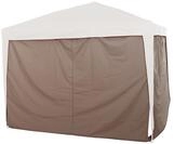 Set-Seitenteile Taupe zu Starter Faltpavillon 3 x 3 m, Bezug aus 140 g/m&sup2; Polyester,