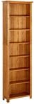 vidaXL Eichenholz Massiv B&uuml;cherregal 7 F&auml;cher Standregal Wandregal B&uuml;cherschrank