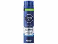 NIVEA MEN Protect & Care Rasiergel (200 ml), Schutz und Pflege für eine sanfte