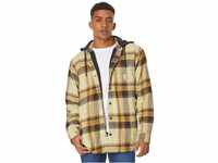 Carhartt Herren Übergangsjacke Flannel Sherpa-Lined Hooded, Farbe:dark brown,