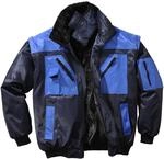 Unbekannt Pilotenjacke - zweifarbig, Marine/royal, XXL