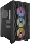 CORSAIR 3000D RGB Airflow Mid-Tower PC-Geh&auml;use - 3X AR120 RGB-L&uuml;fter -