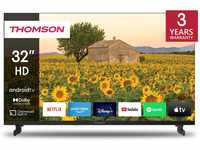 Thomson 32 Zoll (80 cm) HD Fernseher Smart Android TV (WLAN, Triple Tuner