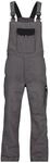 DASSY&reg; Calais Zweifarbige Arbeitslatzhose - Gr&ouml;&szlig;e 42 - ZEMENTGRAU/SCHWARZ