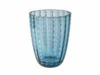 Villa d'Este Home Tivoli 2195172 Wasserbecher 300 ml aus Glas mit Punkten und
