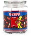 Haribo Duftkerze im Glas | Cherry Cola 510g | Duftkerze Kirsche | 100h Brenndauer | 2